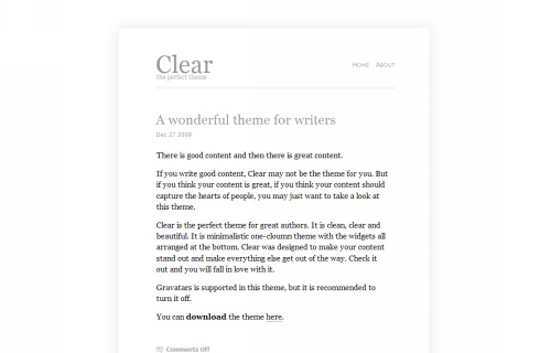 clear