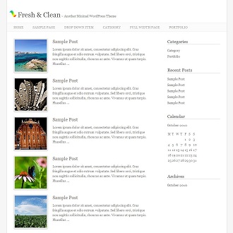 fresh-clean-wordpress-theme